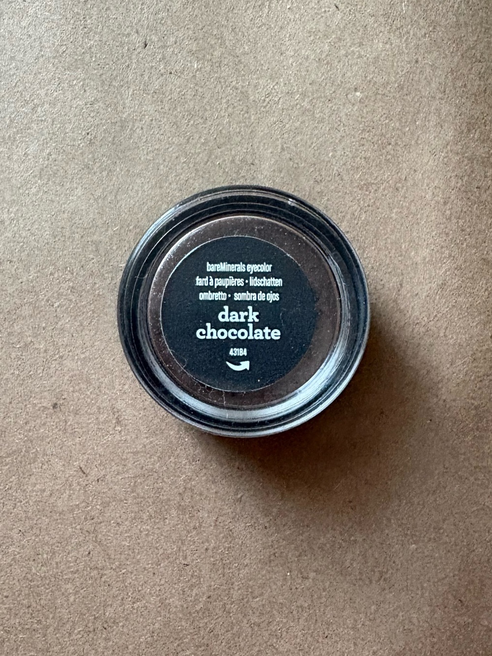 bareMinerals “Dark Chocolate” Loose Eyeshadow - Deep Brown color